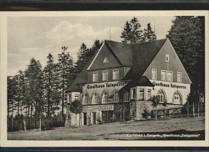 Carlsfeld Erzgebirge Gasthaus Talsperre