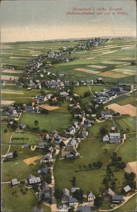 Bernsbach Ballonaufnahme Erzgebirge
