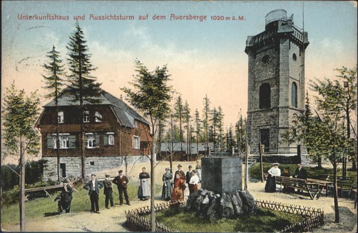 Wildenthal Eibenstock Unterkunfshaus Turm Auersberg