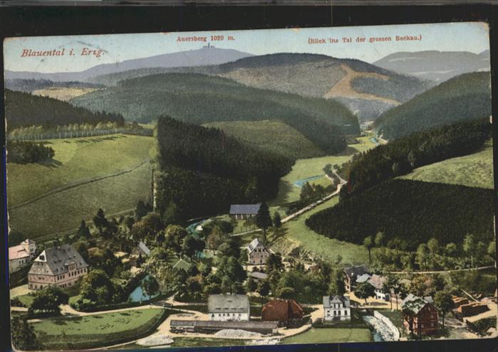 Blauenthal Erzgebirge Auersberg Grossen Bockau