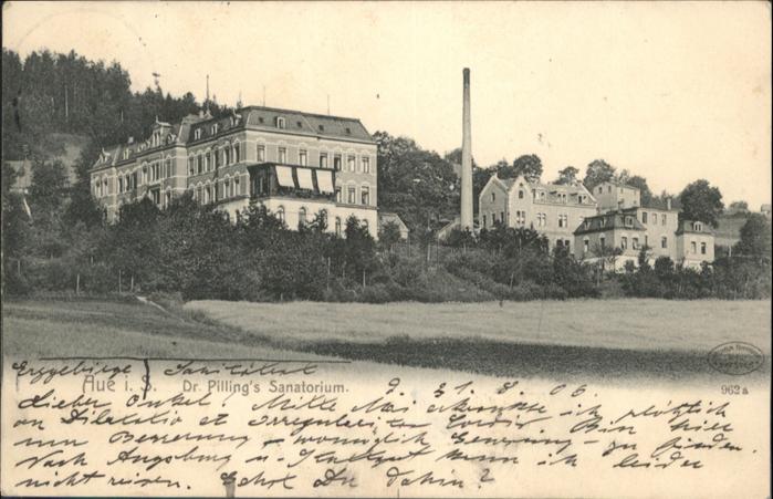 Aue Sachsen Dr. Pilling Sanatorium