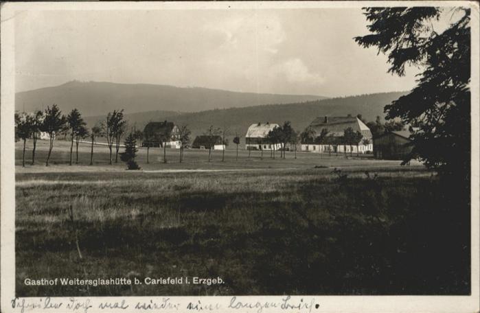 Carlsfeld Erzgebirge Gasthof Weitersglashütte