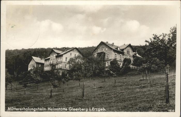 Schneeberg Erzgebirge Erholungsheim Heimstätte Gleesberg