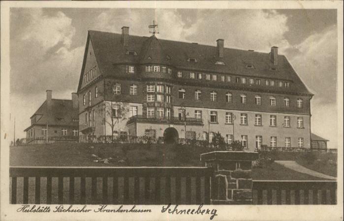 Schneeberg Erzgebirge Heilstätte Sächsischer Krankenkasse *