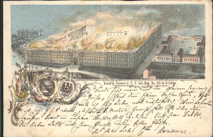 Zwickau Sachsen Zwickau Brand Kaserne