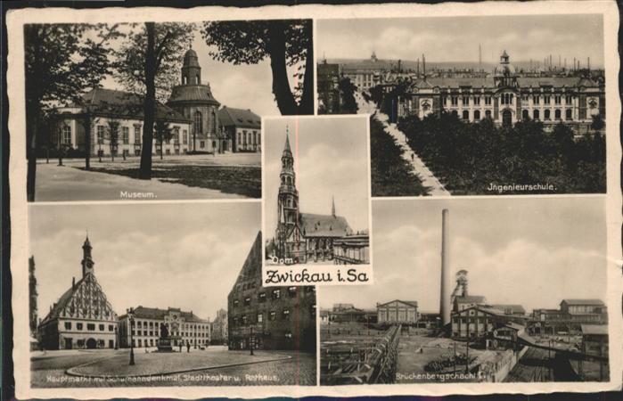 Zwickau Sachsen Zwickau Museum Ingenieurschule Hauptmar