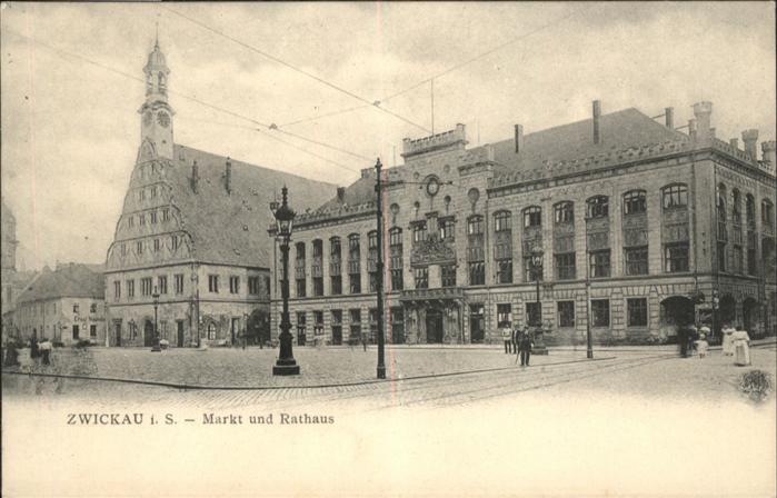 Zwickau Sachsen Zwickau Markt Rathaus