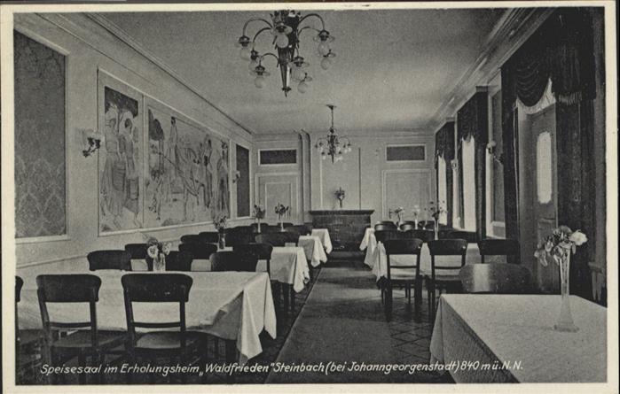 Steinbach Johanngeorgenstadt Erholungsheim Waldfrieden