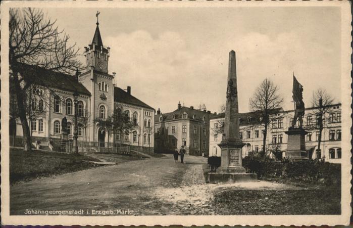 Johanngeorgenstadt Denkmal Markt