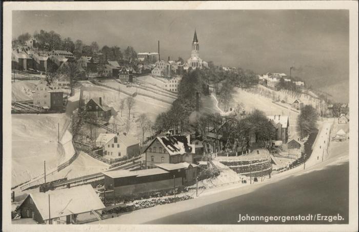 Johanngeorgenstadt Winter Kirche