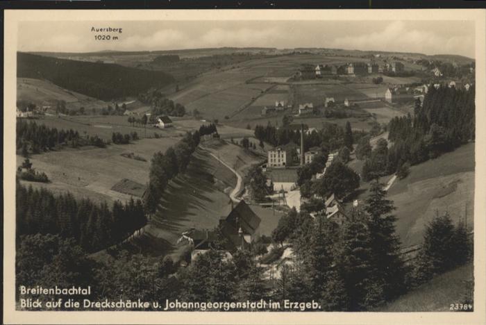 Johanngeorgenstadt Breitenbachtal Dreckschänke