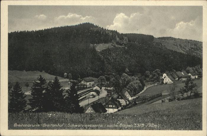 Breitenbrunn Erzgebirge Breitenhof Schwarzwassertal