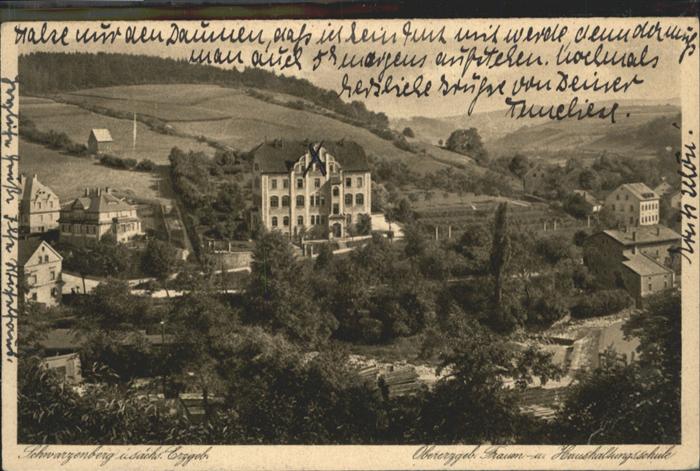 Schwarzenberg Erzgebirge Haushalt Schule