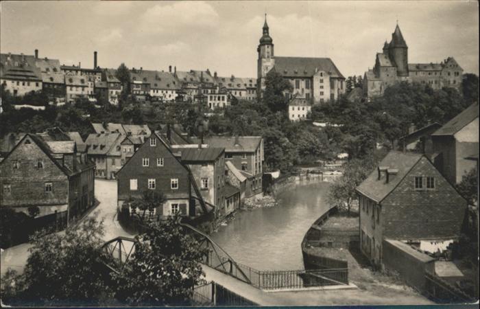 Schwarzenberg Erzgebirge Brücke Kirche