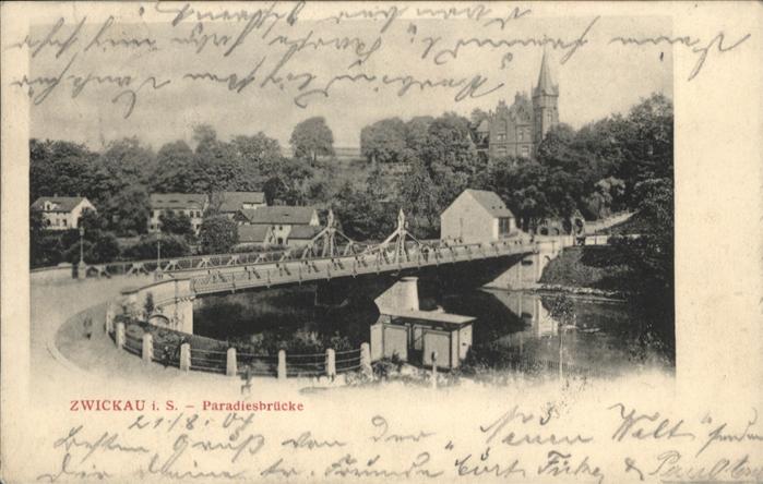 Zwickau Sachsen Zwickau Paradiesbrücke