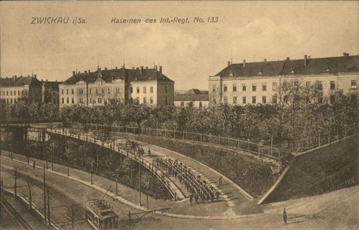 Zwickau Sachsen Zwickau Kasernen Regt No 133