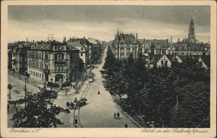 Zwickau Sachsen Zwickau Bahnhofstrasse Kutsche Strassen