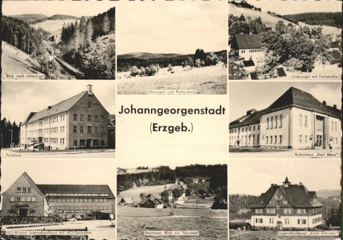Johanngeorgenstadt Poliklinik Unterjugel Kulturhaus Karl M