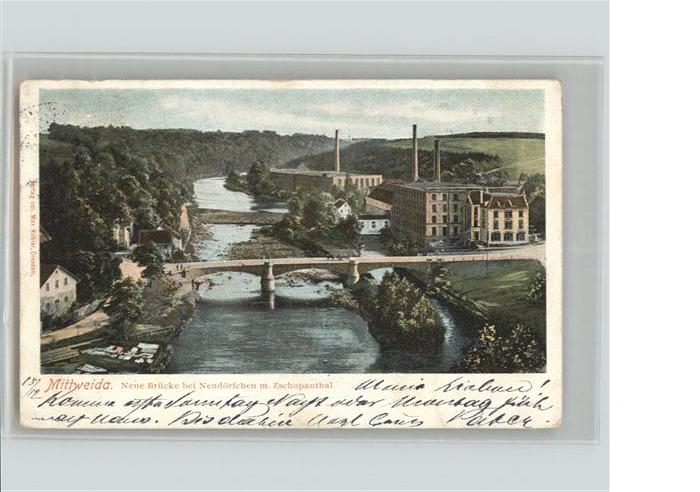Mittweida Brücke bei Neudörfchen x