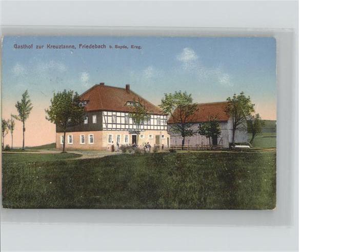 Friedebach Sayda Gasthof zur Kreuztanne