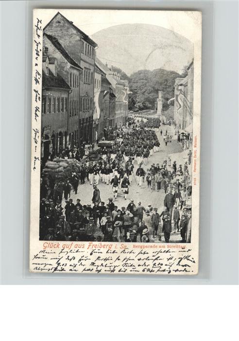 Freiberg Sachsen Bergparade Streitag