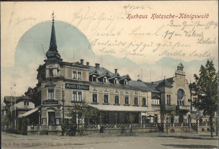 Klotzsche Königswald Kurhaus