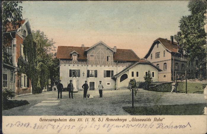 Dresden [Stempelabschlag] Genesungsheim XII Arm