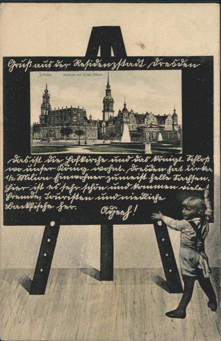 Dresden Hofkirche Schloss Staffelei