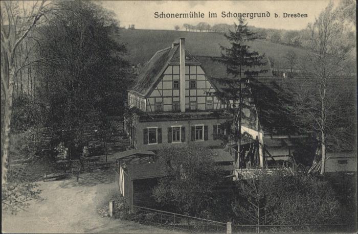 Dresden Schonermühle Schonergrund