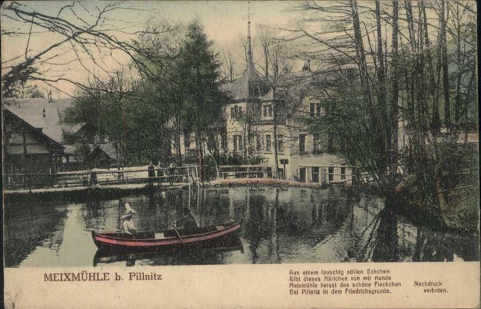 Pillnitz Meixmühle Vers