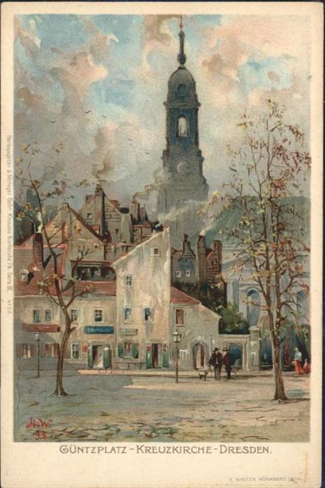 Dresden Güntzplatz Kreuzkirche