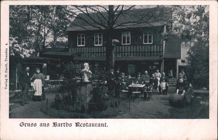 Dresden [Verlag H. Barth] Barths Restaurant