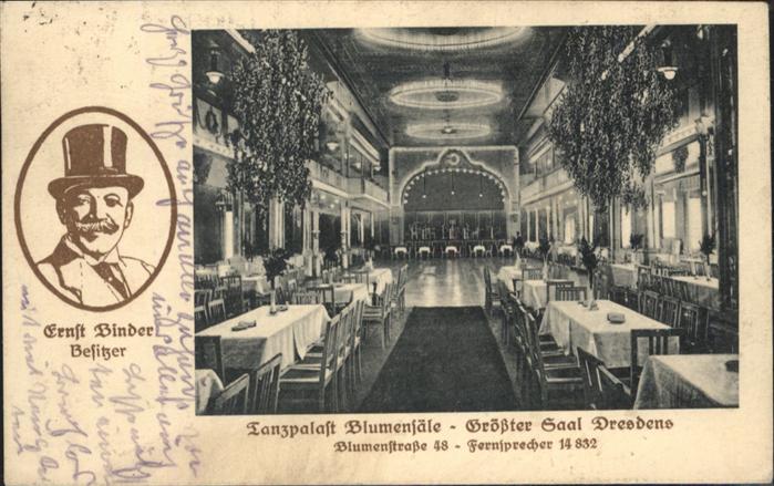 Dresden Tanzpalast Blumensäle Blumenstrasse 48