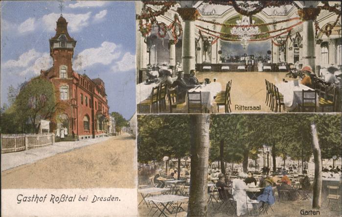 Gorbitz [Stempelabschlag] Gasthof Rosstal Dresd