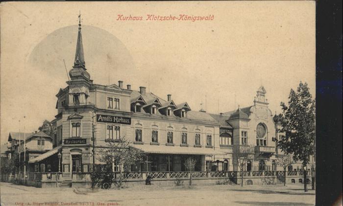 Klotzsche Königswald Kurhaus