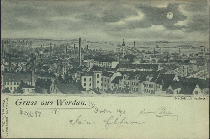 Werdau Mondscheinkarte