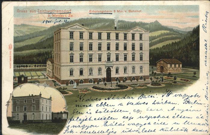 Teichwolframsdorf Werdau Sachsen Erholungsheim