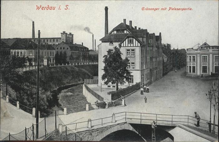 Werdau Sachsen Grünanger Pleisse