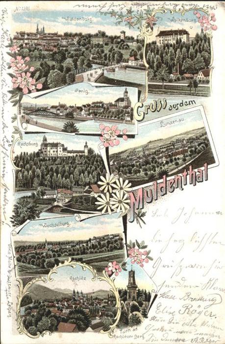 Waldenburg Sachsen Muldenthal Wolkenburg Penig Lunzenau Ro