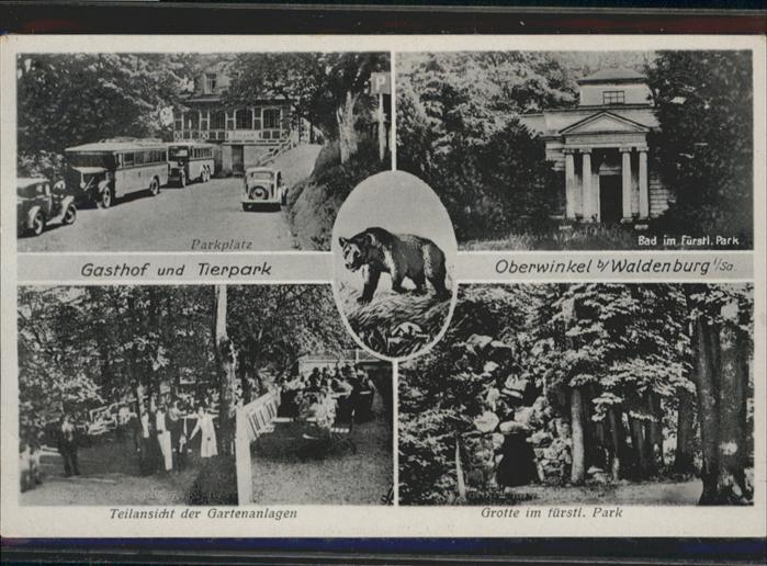 Waldenburg Sachsen Tierpark Oberwinkel Bär Grotte