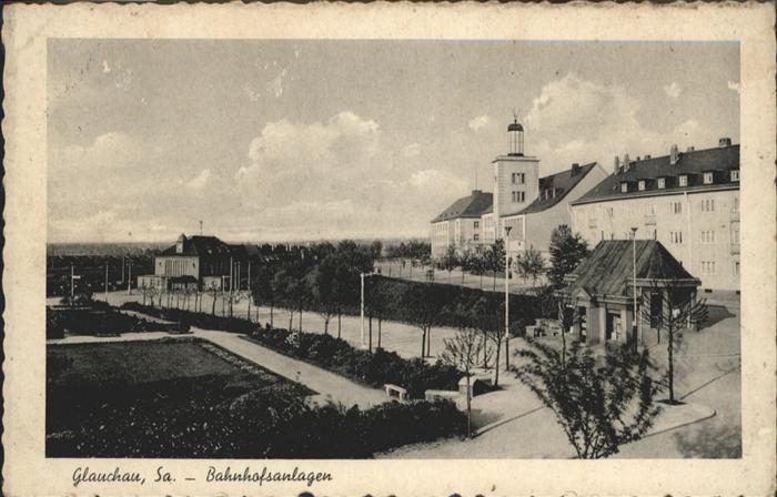 Glauchau Sachsen Bahnhofsanlage