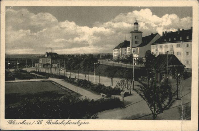 Glauchau Sachsen Bahnhofsanlage