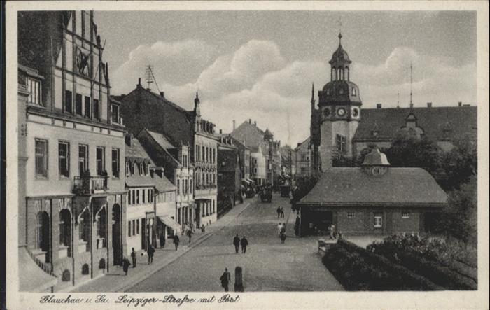 Glauchau Sachsen Leipziger Strasse Post