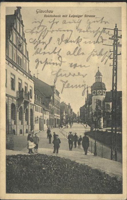 Glauchau Reichsbank Leipziger Strasse