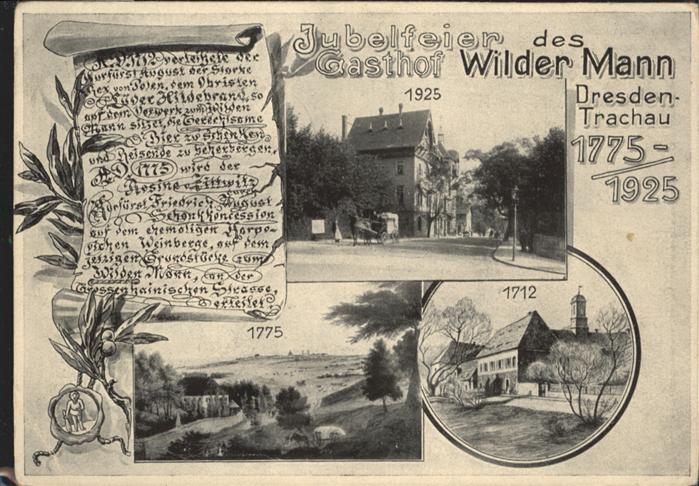 Trachau Dresden Gasthof Wilder Mann