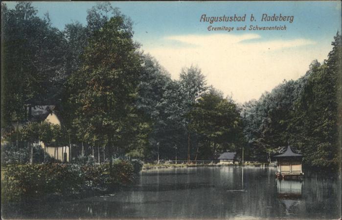 Liegau-Augustusbad Eremitage Schwanenteich