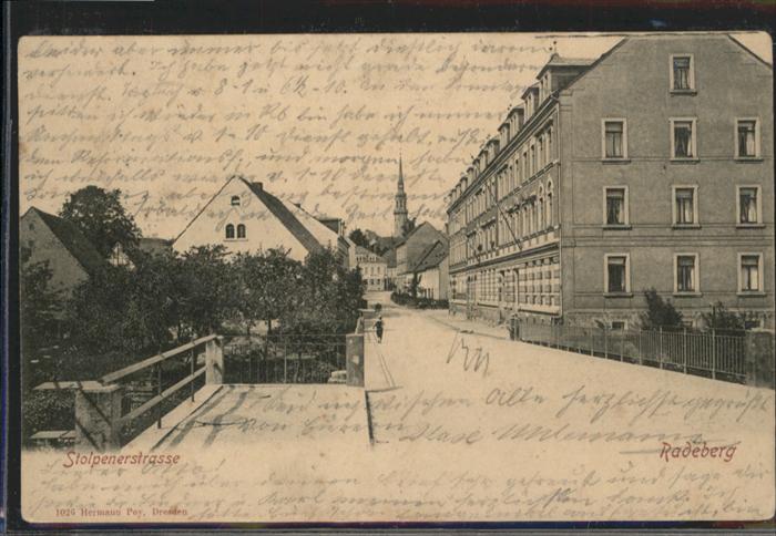 Radeberg Sachsen Stolpenerstrasse