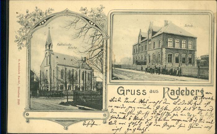 Radeberg Sachsen Kirche Schule