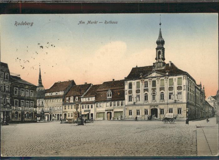 Radeberg Sachsen Markt Rathaus