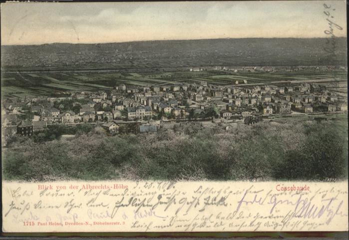 Cossebaude Blick von der Albrechtshöhe